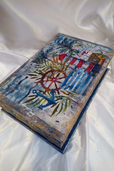 Sevgili Hediye Kutusu Sevgililer Günü Ahşap El İşi Hand Made Mücevher Kutusu Orta Boy 01 - Resim 4