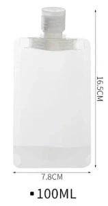 Eğitici Oyuncak 3 Adet 100ml Krem Şampuan Kabı Tekrar Kullanılabilir Set - 4