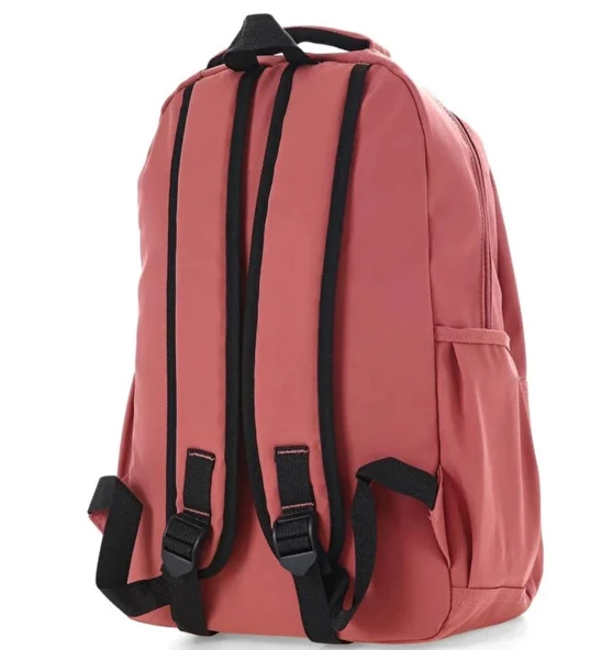 Öğrenci Sırt Okul Çantası Basit Kore Tarzı Kadın Seyahat Çantası YUMUŞAK SU GEÇİRMEZ KUMAŞ KİREMİT - Resim 5