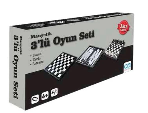 Manyetik 3'Lü Oyun Seti ürün görseli
