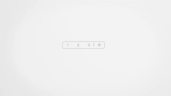 Profilo DVK6J429 Beyaz Cam Duvar Tipi Davlumbaz - Resim 3