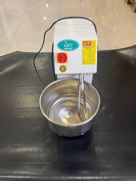 DEV MİKSER PROFESYONEL HAMUR KARMA MAKİNASI 5 KG UN 3 LT SU 8 KG KAPASİTELİ - 4