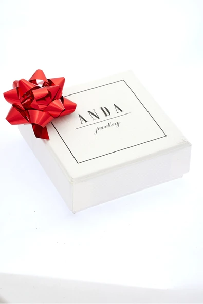 ANDA 925 Ayar Gümüş Mineli Penguen Çocuk Küpesi - 3