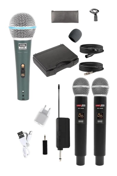 Lastvoice Ample Little Paket-2 Aktif hoparlör ve Mixer Full Ses Sistemi Seti - Resim 4