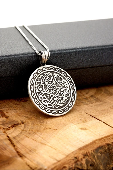 ANDA 925 Ayar Gümüş Ashab ı Kehf Gümüş Koly ürün görseli