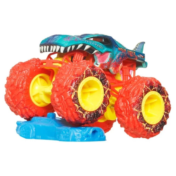 Hot Wheels Monster Trucks 1:64 Arabalar SHARKS vs DINOS MEGA WREX FYJ44-JCD87 ürün görseli