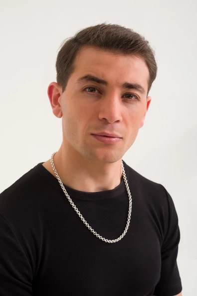 ANDA 925 Ayar Gümüş Unisex Doc Zincir Kolye 5 Mm - Resim 2