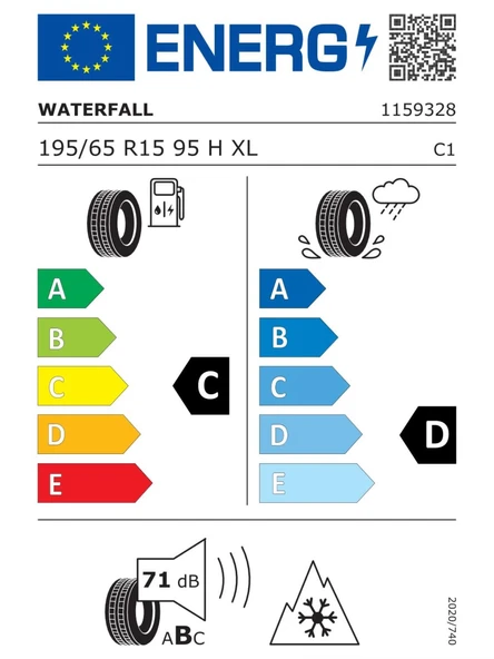 WATERFALL 195/65R15 95H XL SNOW HILL 3 2025 KIŞ LASTİĞİ - Resim 2