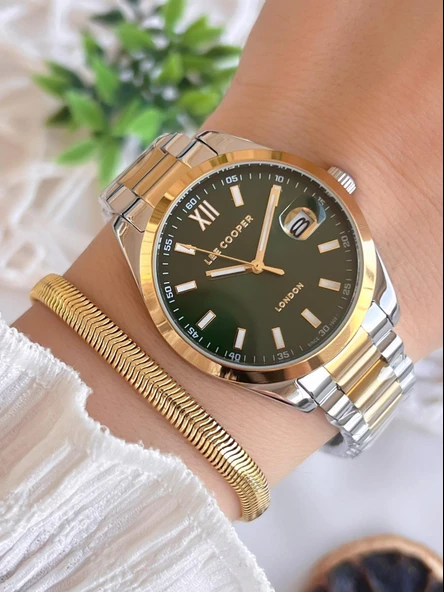 Lee Cooper Çelik Kordonlu 3 Atm Suya Dayanıklı Kadın Kol Saati VS.BLKT.0554 ürün görseli