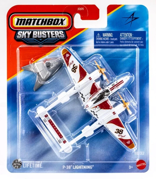 Matchbox Skybusters P-38 LIGHTNING JCN02 - 2