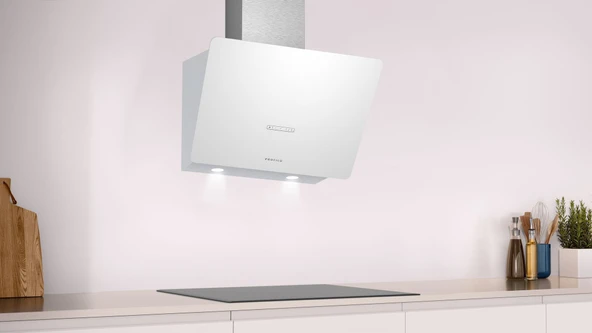 Profilo DVK6J629 Beyaz Cam Yüzey Duvar Tipi Davlumbaz - Resim 5