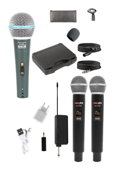 Lastvoice Ample Little Paket-2 Aktif hoparlör ve Mixer Full Ses Sistemi Seti - 4