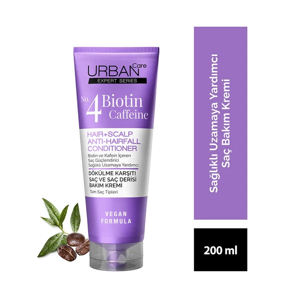 Urban Care Biotin ve Kafein İçeren, Saç Kökü Güçlendirici Saç Derisi Bakım Kremi 200 ml