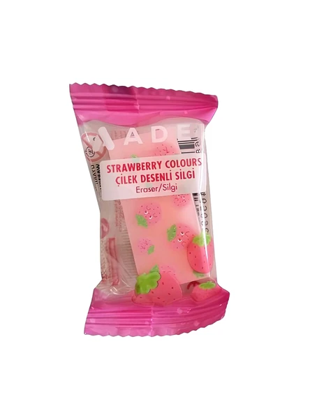 Çilek Silgi Pembe - 1 Adet ürün görseli 1