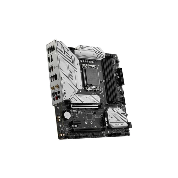 MSI MAG B760M Mortar Wi-Fi Intel LGA1700 DDR5 Micro ATX Anakart - TESHİR - 4
