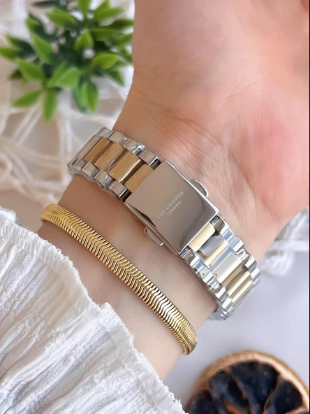 Lee Cooper Çelik Kordonlu 3 Atm Suya Dayanıklı Kadın Kol Saati VS.BLKT.0554 - Resim 3