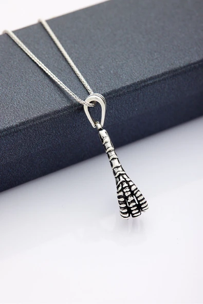 ANDA 925 Ayar Gümüş Kartal Pençesi Kolye ürün görseli