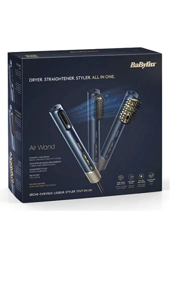 Babyliss Saç Kurutma ve Şekillendirme Seti Air Wand, 1600W, 2 Başlık, İyon Teknolojisi, AS6550CE - 3