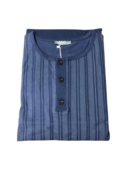 Pijadore Erkek %100 Pamuk Süprem Mevsimlik Uzun Kollu Pijama Takımı 1949 - 4