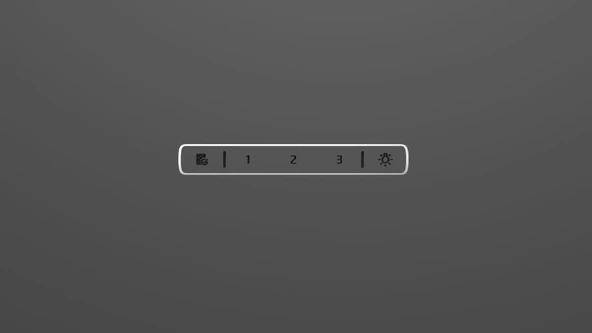 Profilo DVK6J679 Gri Cam Yüzey Duvar Tipi Davlumbaz - Resim 2