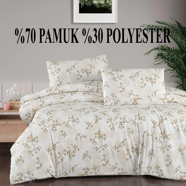Schafer Monza Çift Kişilik Nevresim Takımı – 200x220 cm Nevresim, 240x260 cm Çarşaf, 2 Yastık Kılıfı - 2