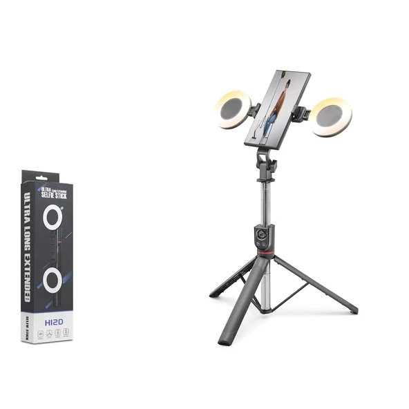 Nodar Nd1033 Tripod Selfie Çubuğu - 182cm, Bluetooth 5.0, Işıklı, Uzaktan Kumandalı ürün görseli
