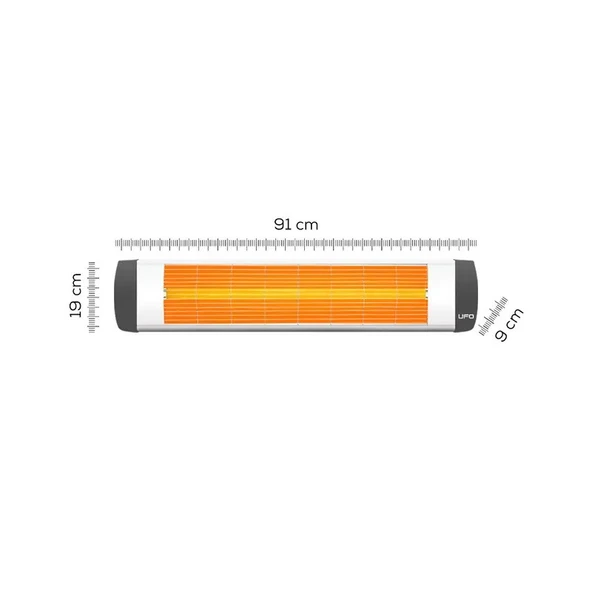 Ufo City 2300W Duvar Tipi Isıtıcı - Termostatlı - 3