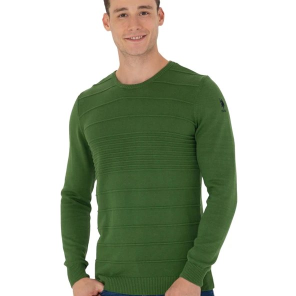 Erkek Bisiklet Yaka Kazak - Resim 12