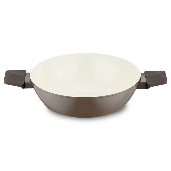Jumbo Swiss Crystal Brown 7 Parça İndüksiyon Tabanlı Tencere Seti - Resim 7