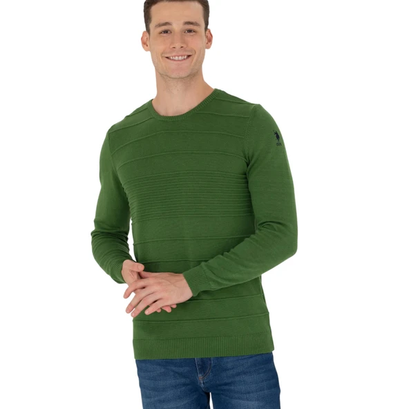 Erkek Bisiklet Yaka Kazak - Resim 9