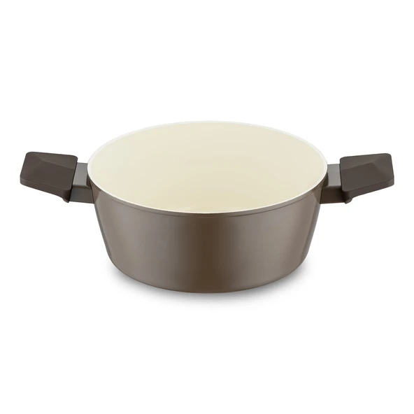 Jumbo Swiss Crystal Brown 7 Parça İndüksiyon Tabanlı Tencere Seti - Resim 3