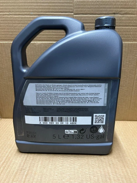 Mercedes Benz 5LİTRE 5W-30 Motor Yağı - Resim 2