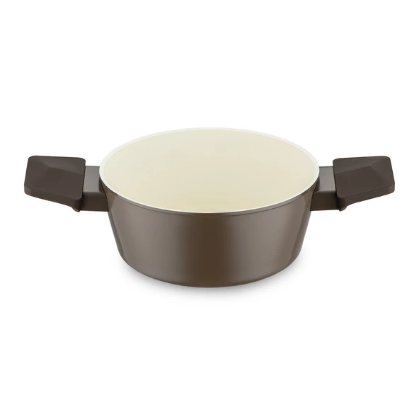 Jumbo Swiss Crystal Brown 7 Parça İndüksiyon Tabanlı Tencere Seti - Resim 5
