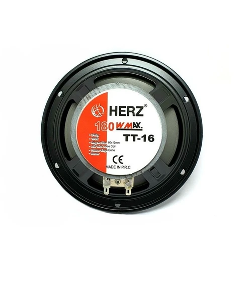 Herz 16cm 180Watt Çift Yollu Tweeterli Oto Hoparlör - Tekli Oto Hoparlör - Resim 3