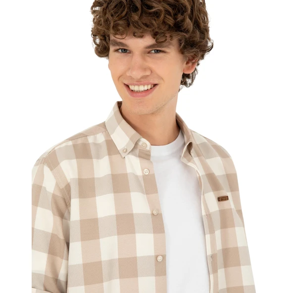 Erkek Taş Uzun Kollu Gömlek 1918936 - Resim 4