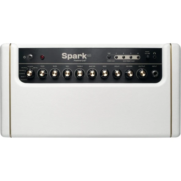 Positive Grid Spark 40 40 Watt Akıllı Gitar Amfisi (Bluetooth® Pearl) - 12