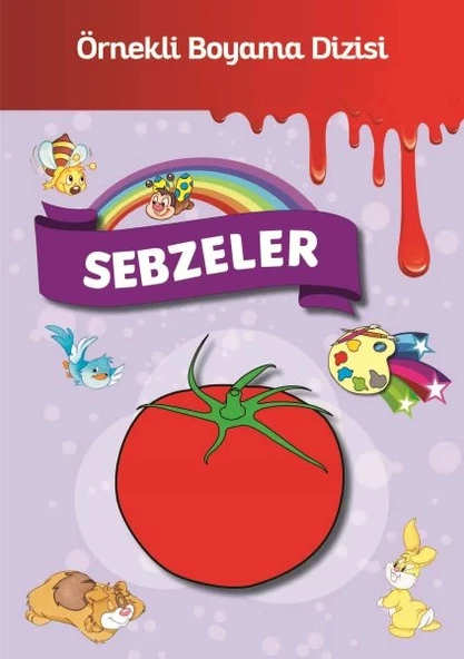 Örnekli Boyama - Sebzeler ürün görseli