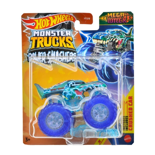 Hot Wheels Monster Trucks Power Smashers - MEGA WREX - HYJ19 -HYJ22 - 3