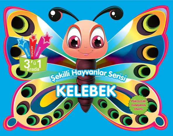 Şekilli Hayvanlar Serisi - Kelebek ürün görseli