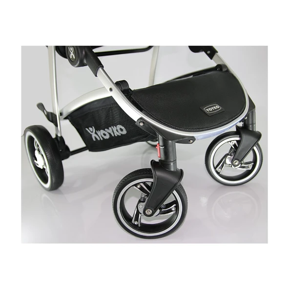 Yoyko City Gri Silver Travel Sistem Bebek Arabası - Resim 5