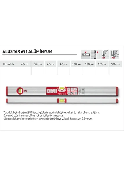 BMI  Su Terazisi 50 cm - Resim 3
