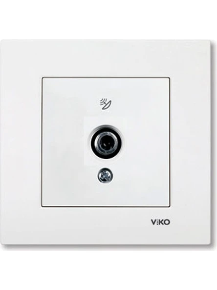 Viko Karre Uydu Prizi F Konnektörlü Sonlu 12'li ürün görseli 1