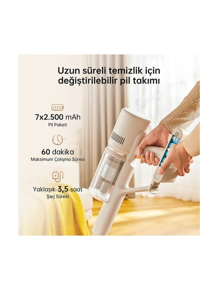 Dreame U20 Şarjlı Dikey Süpürge - Resim 4