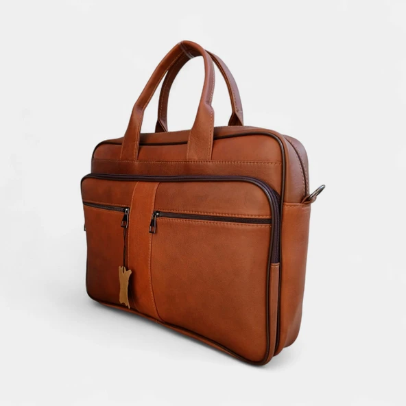 Lederax Hakiki Deri Evrak Çantası Laptop Çantası LD602 - 5