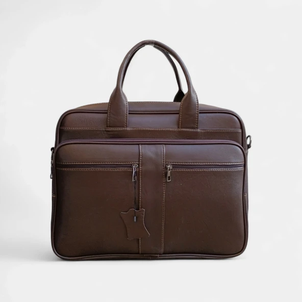 Lederax Hakiki Deri Evrak Çantası Laptop Çantası LD602 - 11