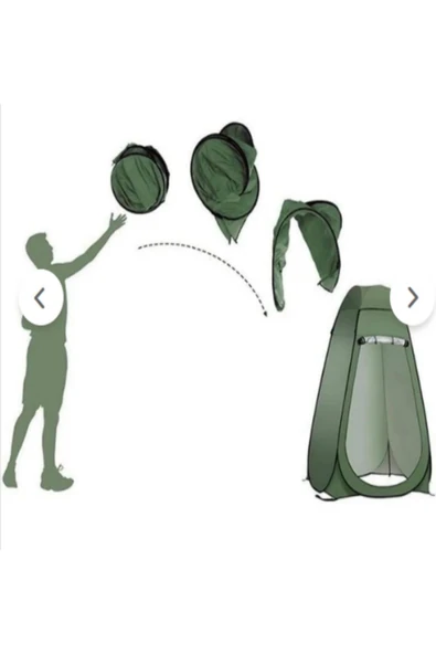 Kamp Plaj Duş Wc Otomatik Giyinme Çadırı 120X120×190 Portatif Çadır Giyinme Çadırı - Resim 3