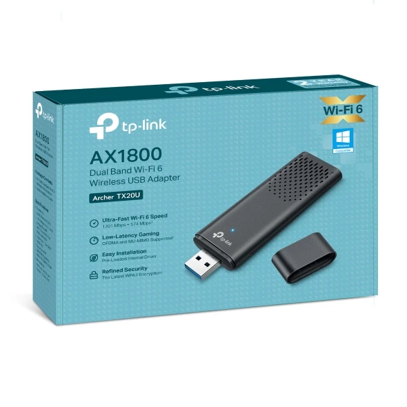 TP-LINK ARCHER TX20U AX1800 USB ADAPTÖR - Resim 6