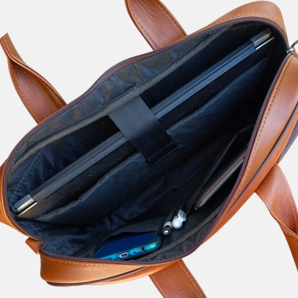 Lederax Hakiki Deri Evrak Çantası Laptop Çantası LD602 - 8