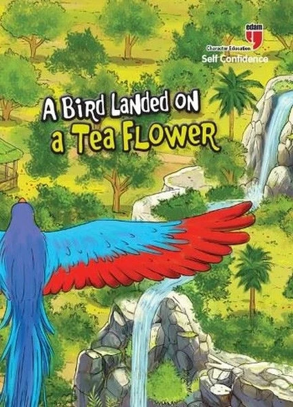 A Bird Landed on a Tea Flower - Self Confidence ürün görseli