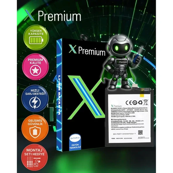 ​​Xpremium OnePlus 6 Batarya Pil Süper Yüksek Kalite BLP657 - 1